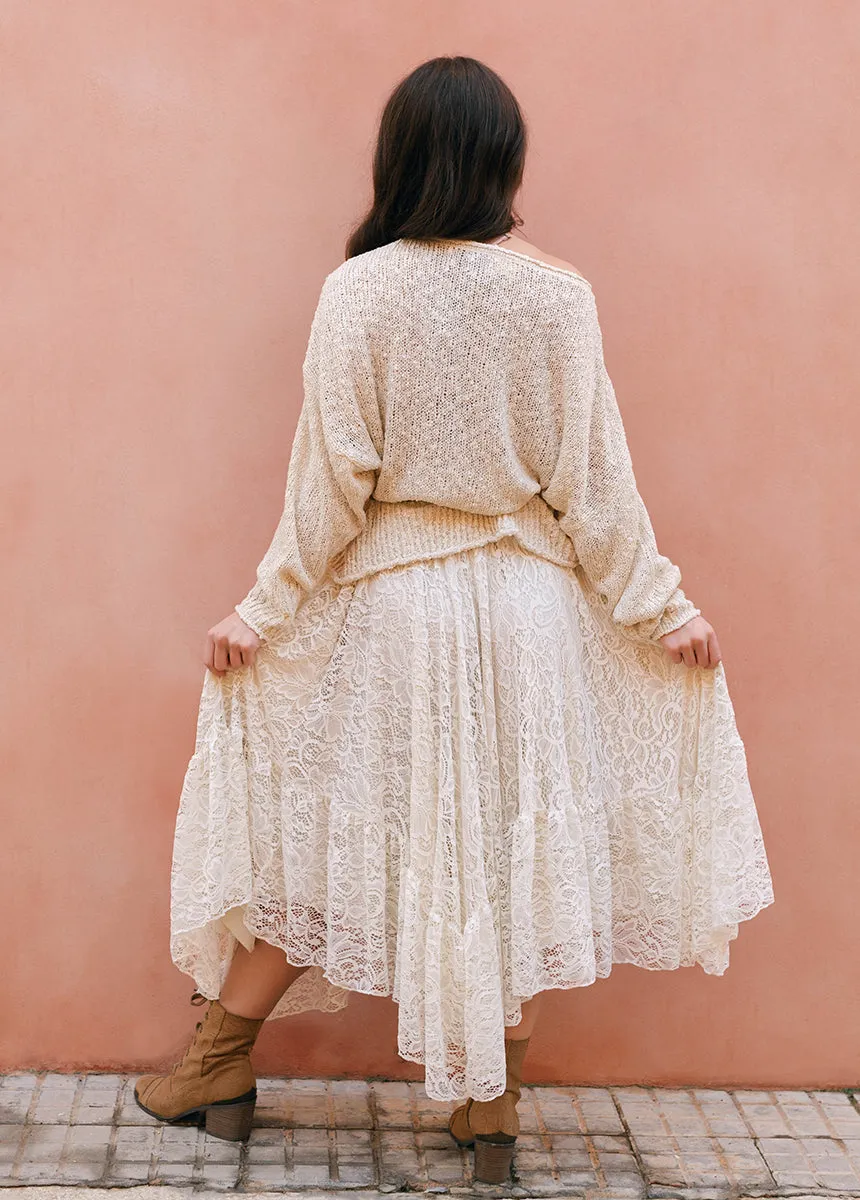 Selah Sweater in Ecru