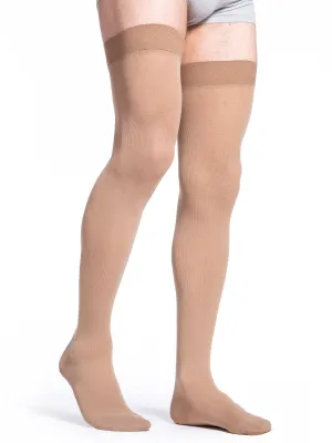 Sigvaris Cotton  Men's Thigh High  30-40mmHg-Closed Toe