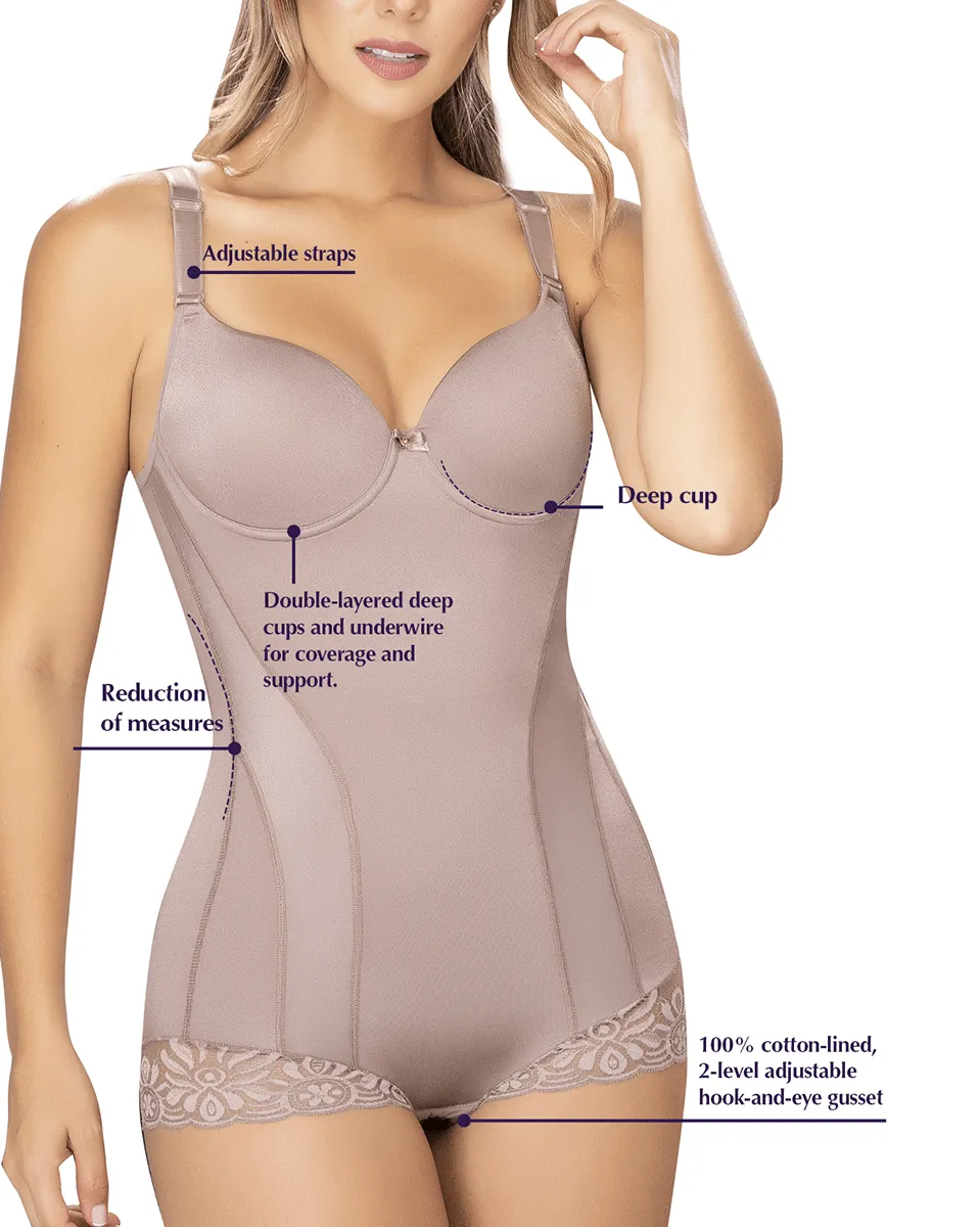 Siluet Deep Cup Shapewear Bodysuit