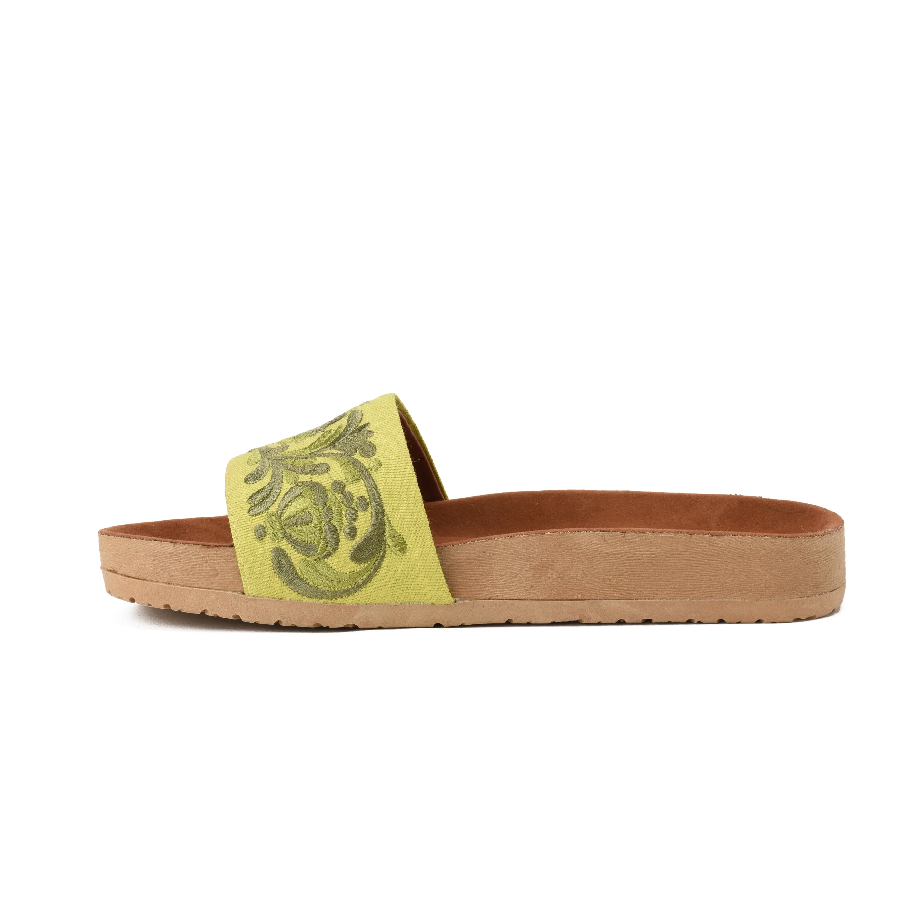 Slippers Lime wavy