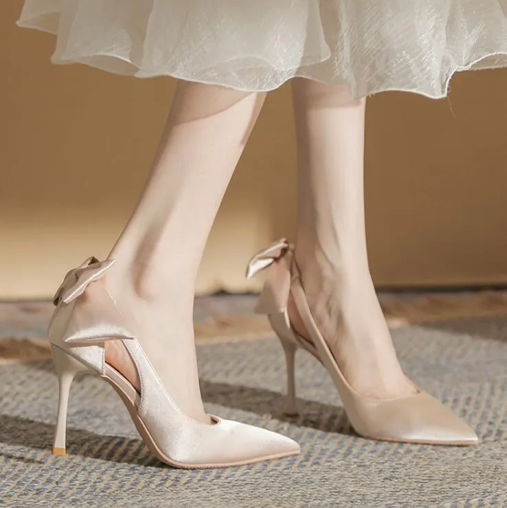 Small Feet Satin Pump Shoes GS328