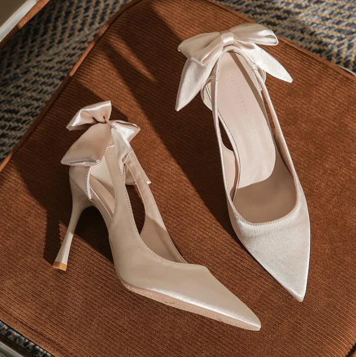 Small Feet Satin Pump Shoes GS328
