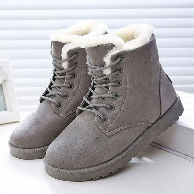 Snow Waterproof Ankle Boots  Female Winter Shoes For Women