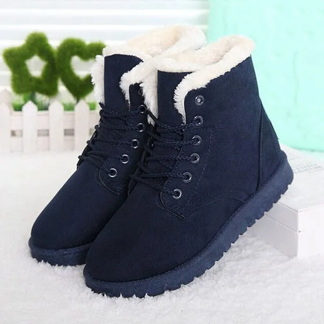 Snow Waterproof Ankle Boots  Female Winter Shoes For Women