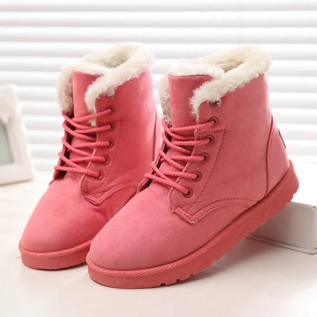 Snow Waterproof Ankle Boots  Female Winter Shoes For Women
