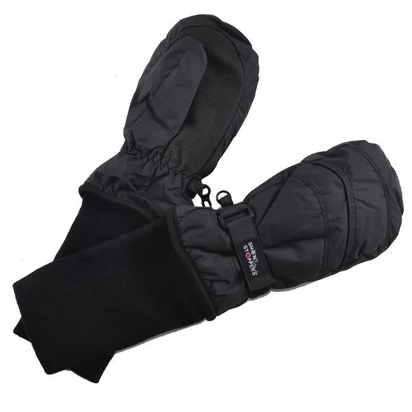 SnowStoppers Mittens  - Black