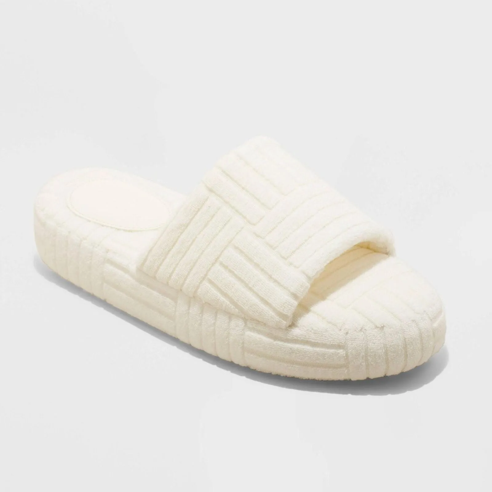 Stars Above Womens Sammy Platform Slide Slippers 89467741 Ivory XL