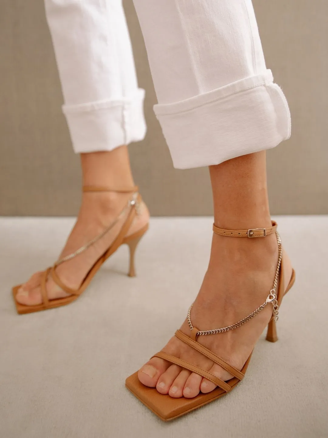 Straps Chain Sandals