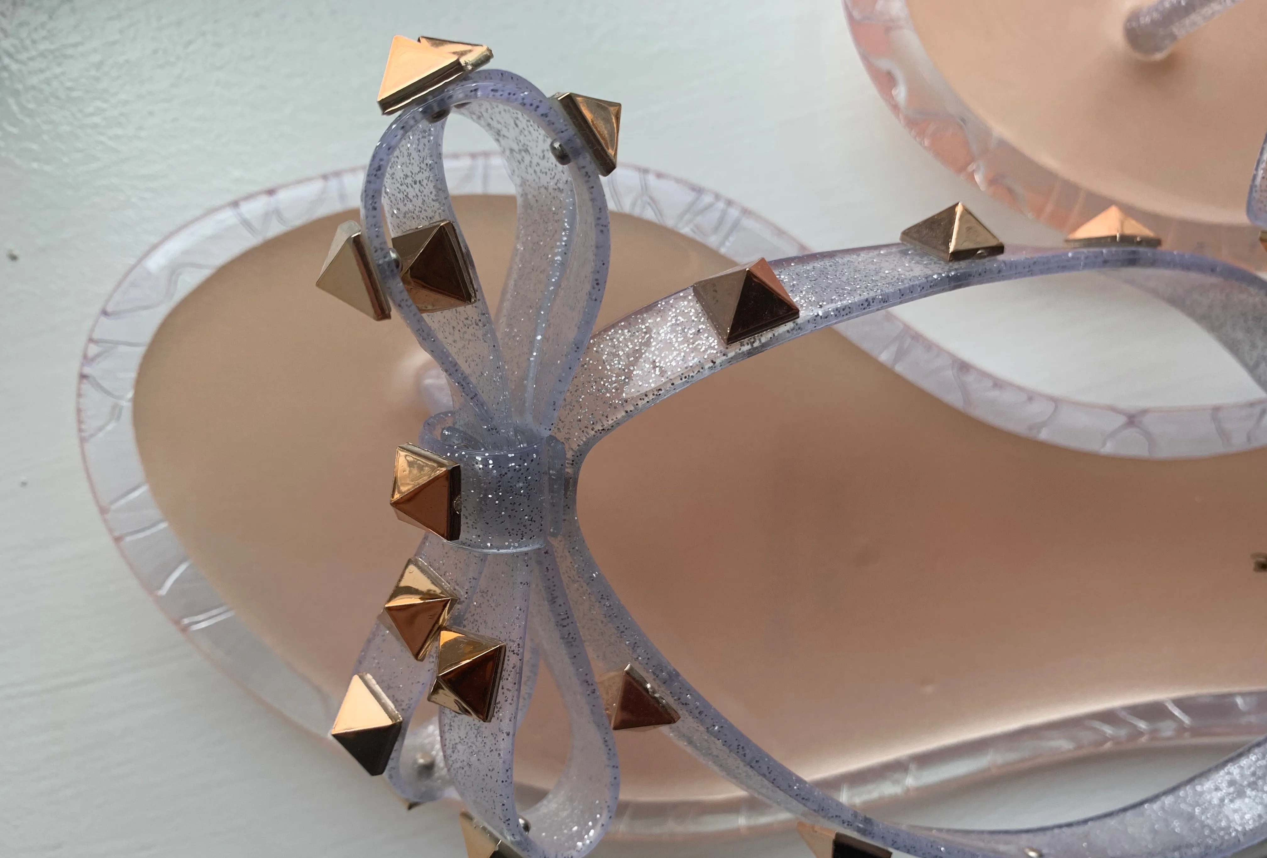 Studded Jelly Sandal