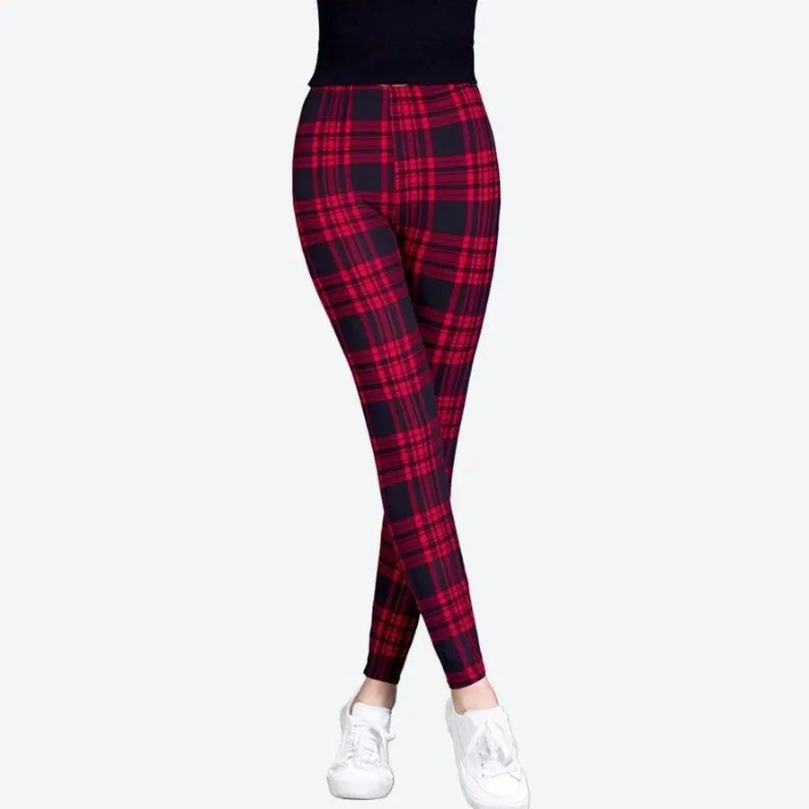 Stylish Pinstripe Pattern Leggings