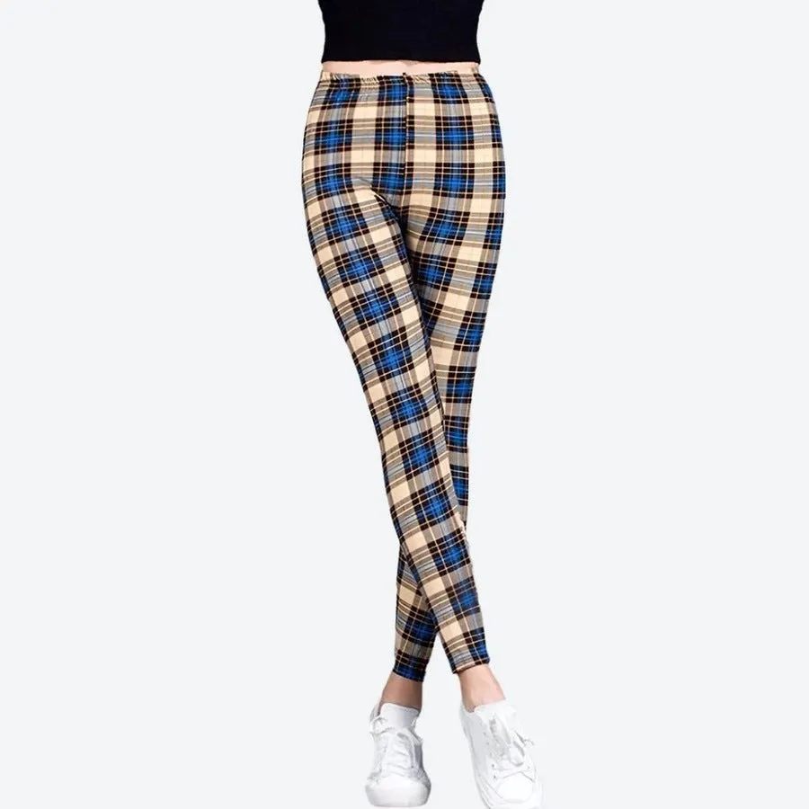 Stylish Pinstripe Pattern Leggings