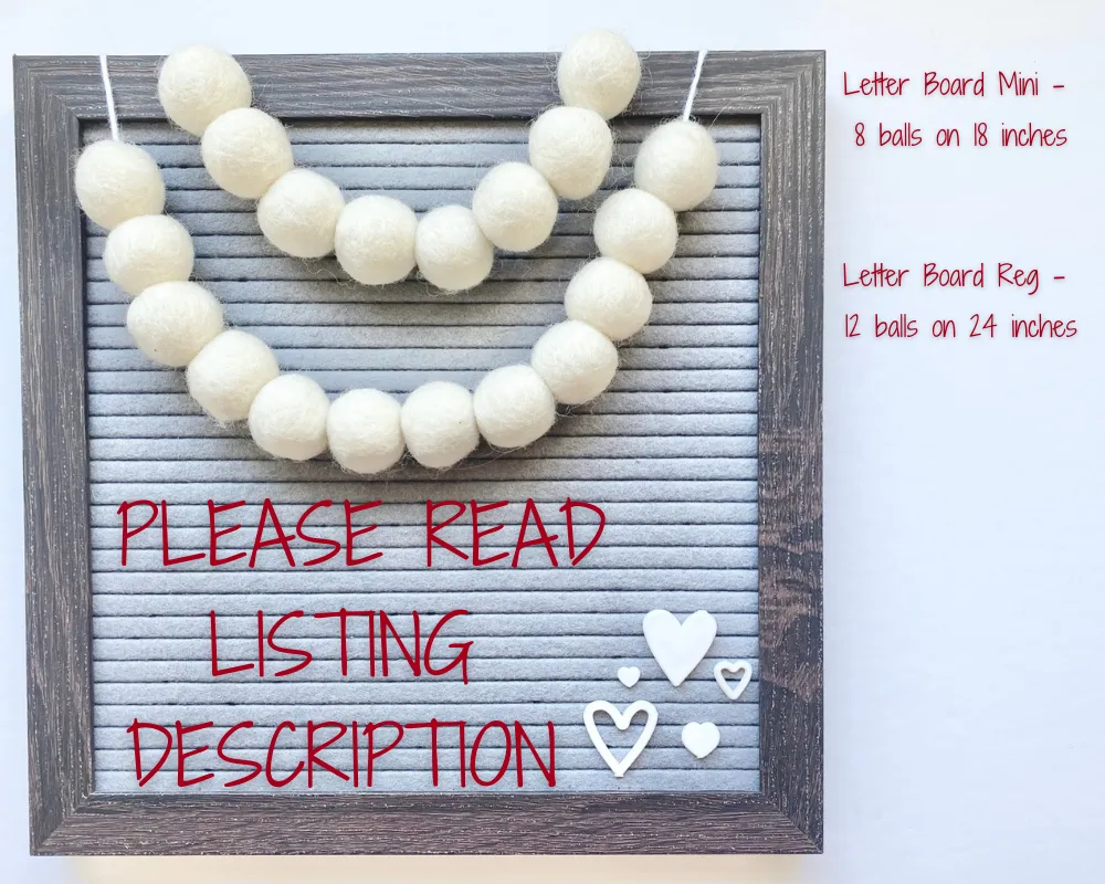Summer Berry Felt Ball Garland