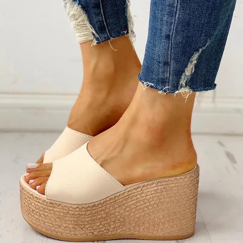 Summer Platform Espadrille Wedge Sandals