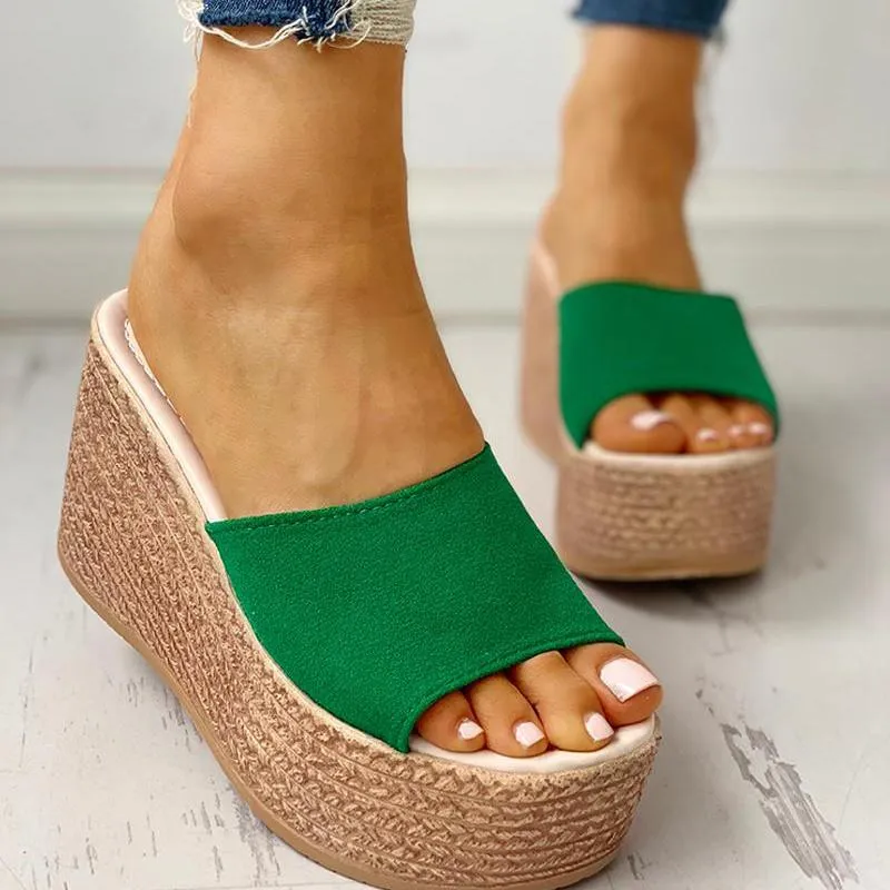 Summer Platform Espadrille Wedge Sandals