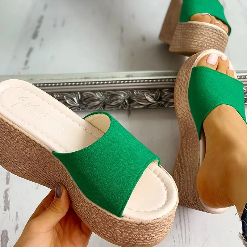 Summer Platform Espadrille Wedge Sandals