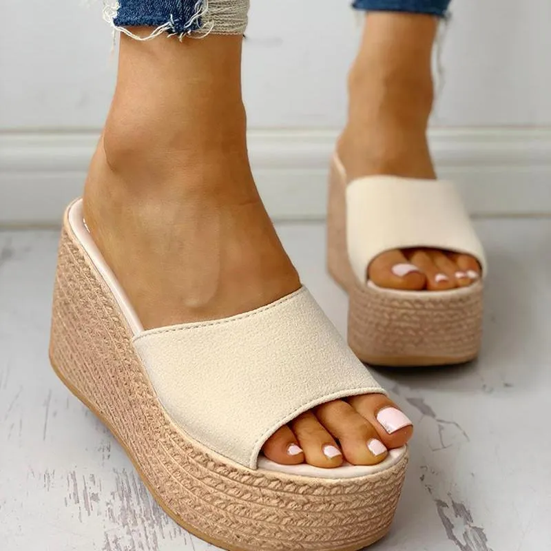Summer Platform Espadrille Wedge Sandals