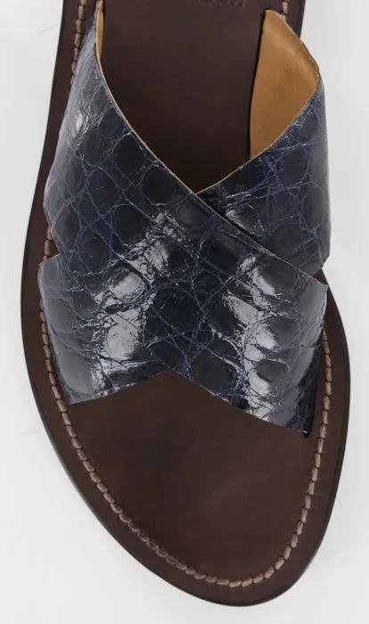 Sutor Mantellassi Navy Blue Shoes – Size: 7 US / 6 UK