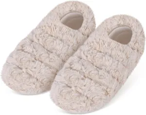 Suzzipad Microwavable Slippers and Foot Warmer for Bed, Microwave Heated Slippers for Women & Man