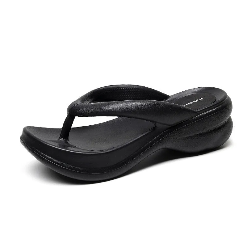 Sweet Style EVA Slippers with Wedges