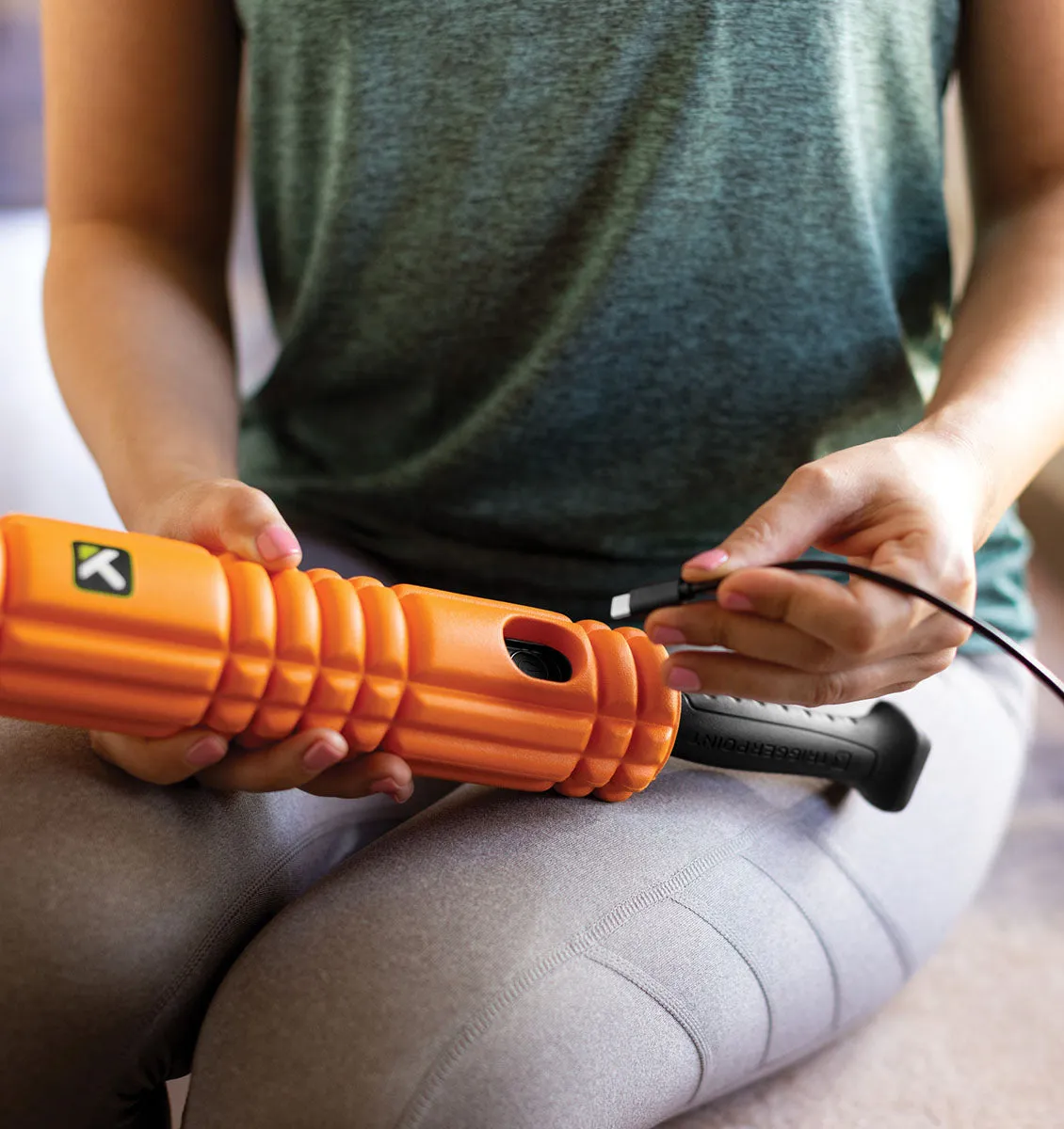 TriggerPoint STK VIBE Vibrating Massage Stick - 20" - Orange