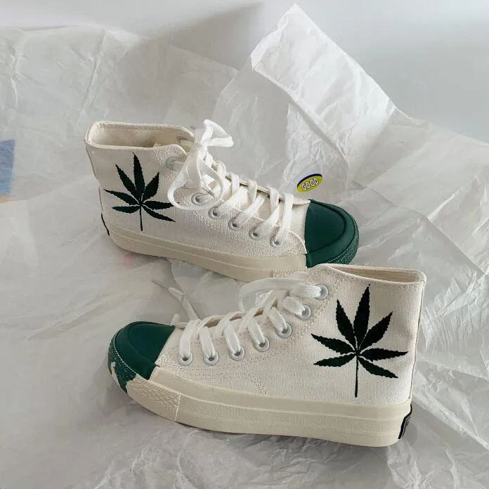 ulzzang high-top canvas shoes yc23592