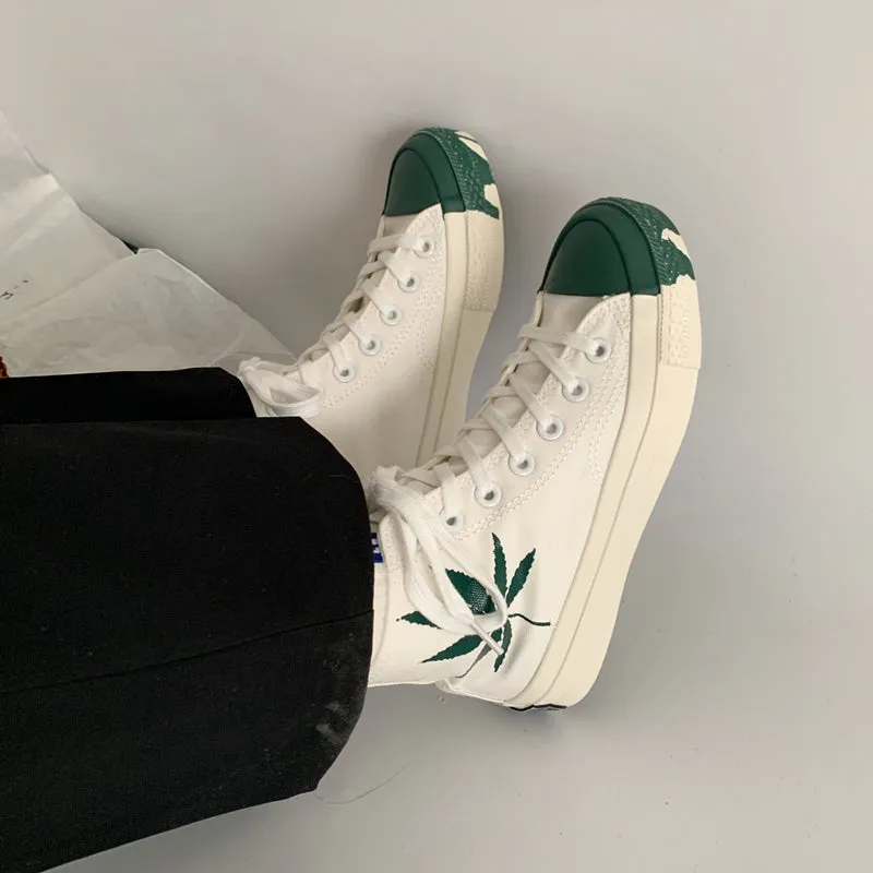 ulzzang high-top canvas shoes yc23592