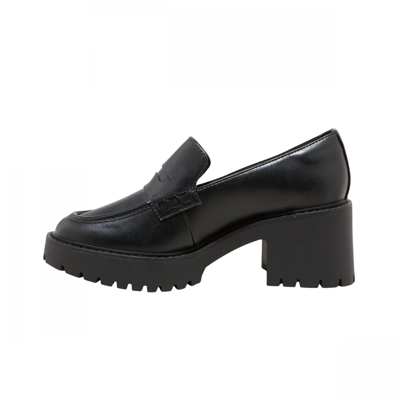 Universal Thread Womens Maisy Loafer Heels with Memory Foam Insole Black 10M