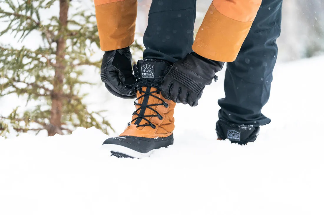 Warm Waterproof Snow Boots  - SH500 lace-up -  Men’s