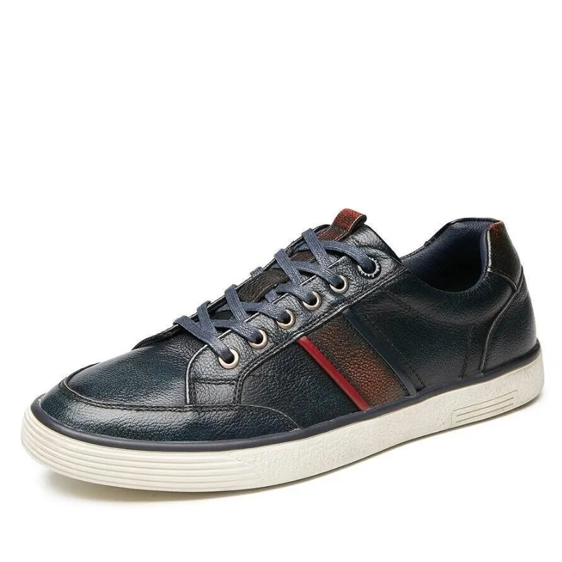 West Louis™ Genuine Leather Stylish Flat Shoes