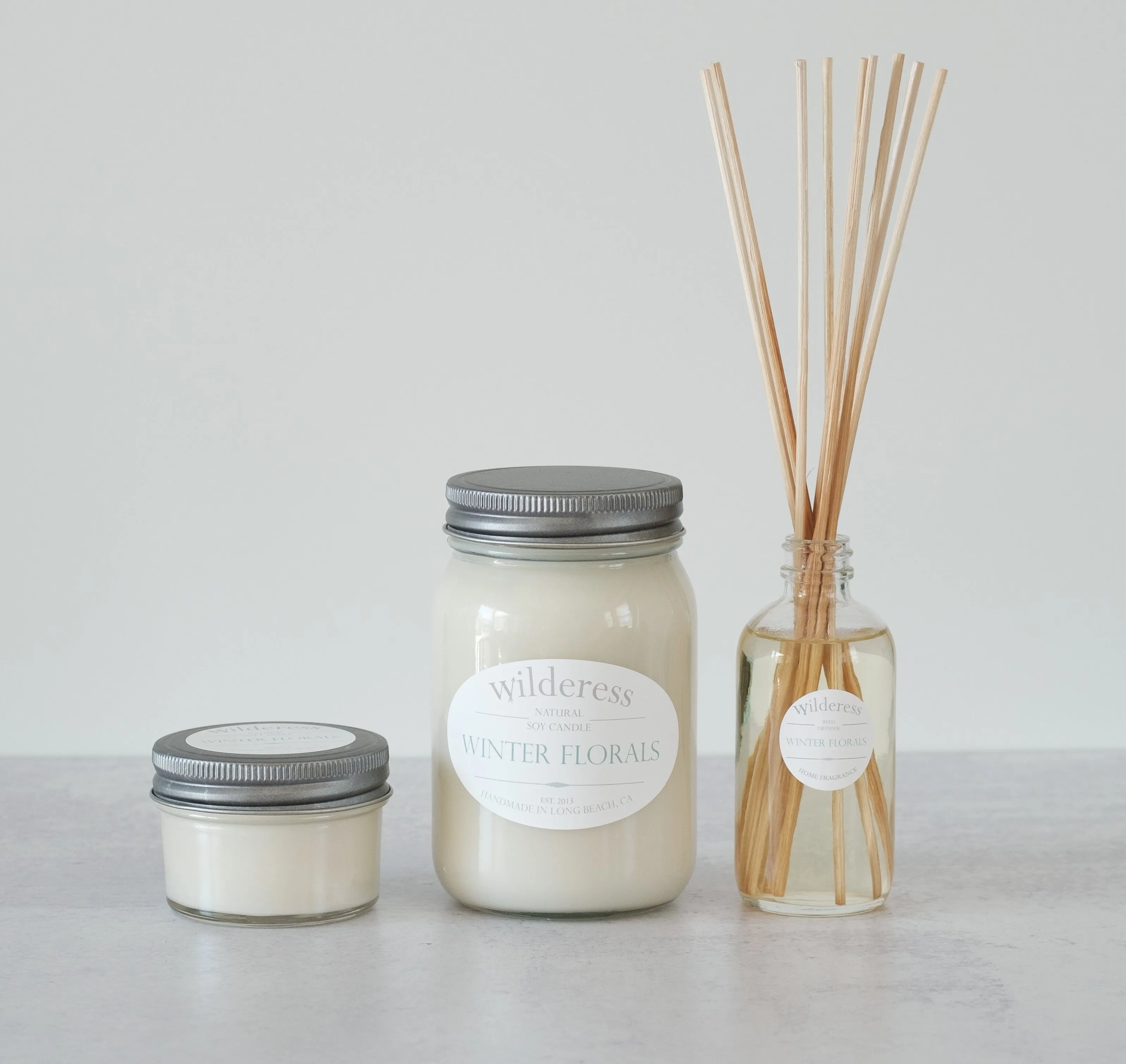 Winter Florals Soy Candle