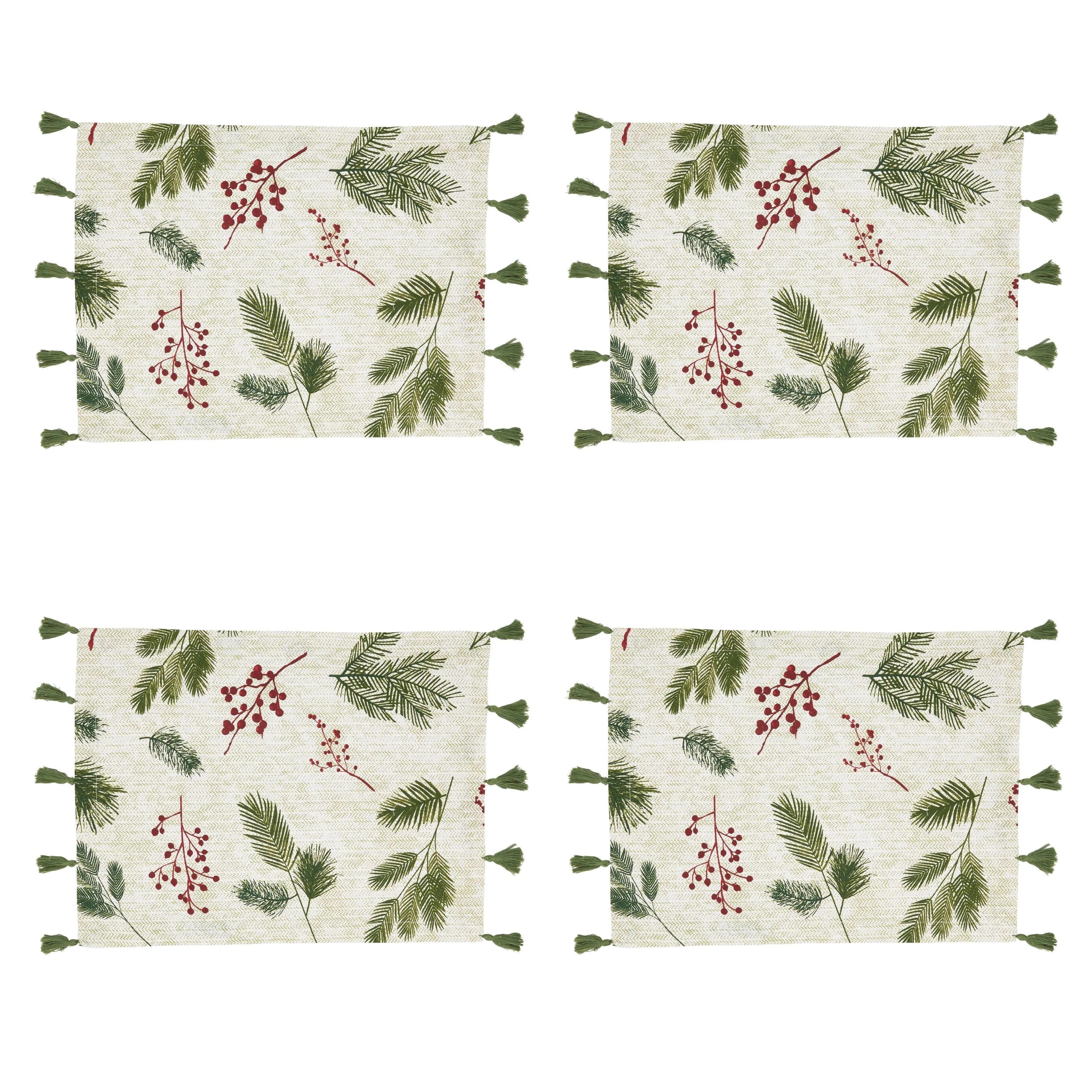 Winter Pine and Berry Placemat
