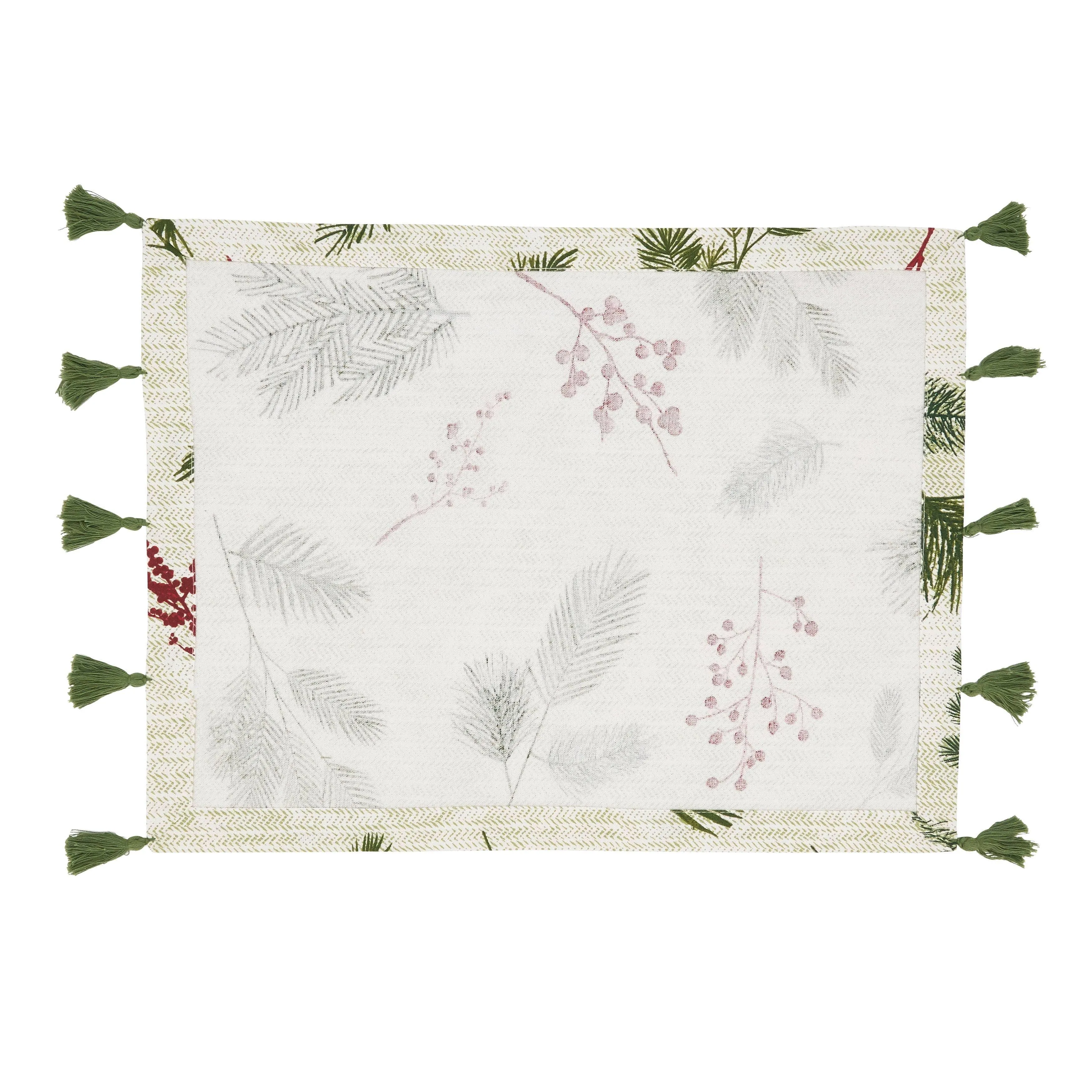 Winter Pine and Berry Placemat