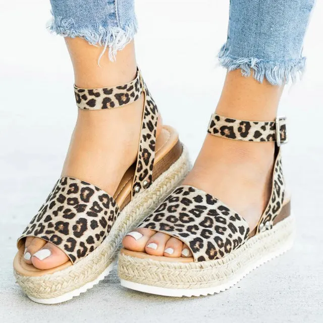 Women Sandals Plus Size Wedges Shoes  Chaussures Platform