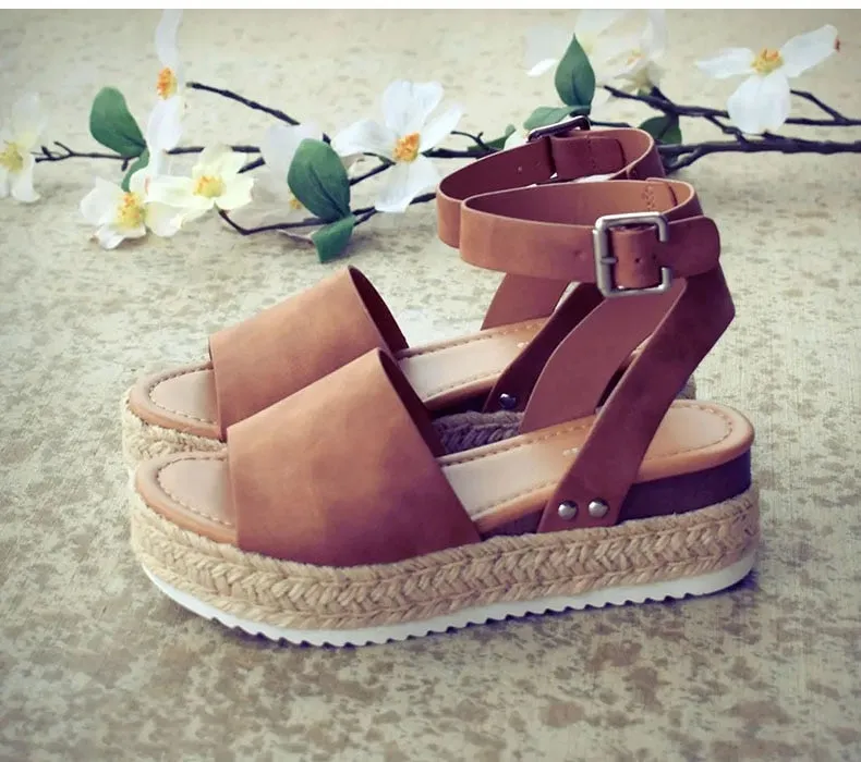 Women Sandals Plus Size Wedges Shoes  Chaussures Platform