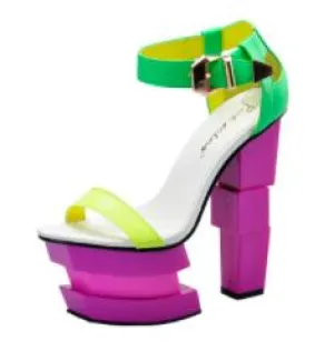 women summer shoes strange high heel ankle strap shoes women wedge shoes sexy party platform sandals