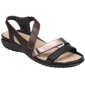 Women's Naot | Whetu Comfort Sandal | Soft Black and Copper