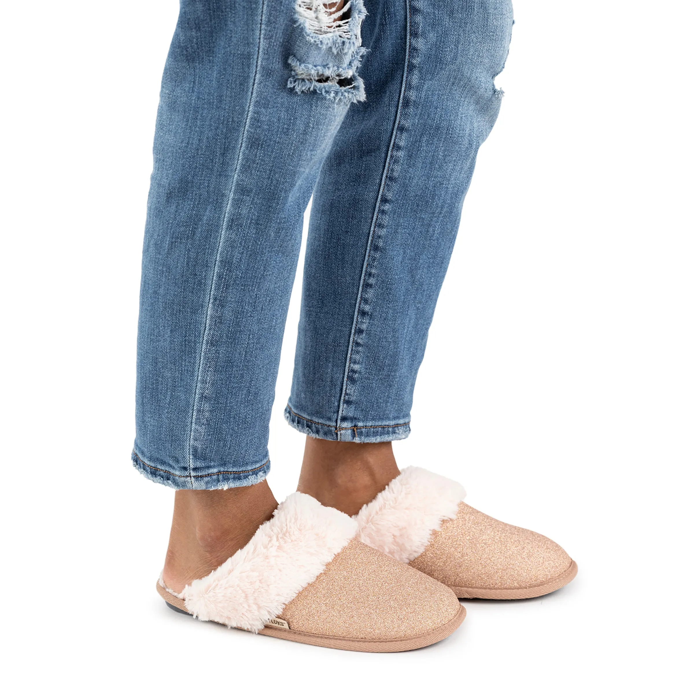 Women's Sparkle Scuff Slippers