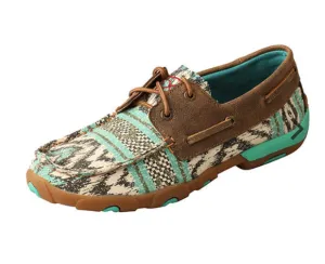 Women’s Twisted X Boat Shoe Driving Moc Multi/ Bomber- WDM0133