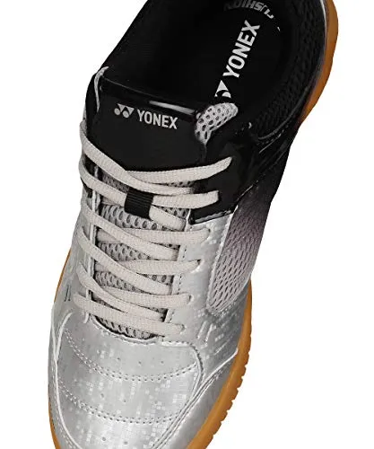 YONEX Legend King 68 Badminton Shoes (Silver/Black, 8 UK)