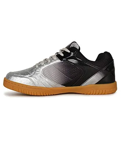 YONEX Legend King 68 Badminton Shoes (Silver/Black, 8 UK)